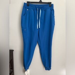 Figs Women’s Jogger Scrub Pants  Blue Medical Scrub XL T